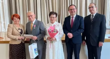 Jubileusz 50 i 60 lat małżeństwa w Domu Narodowym w Cieszynie